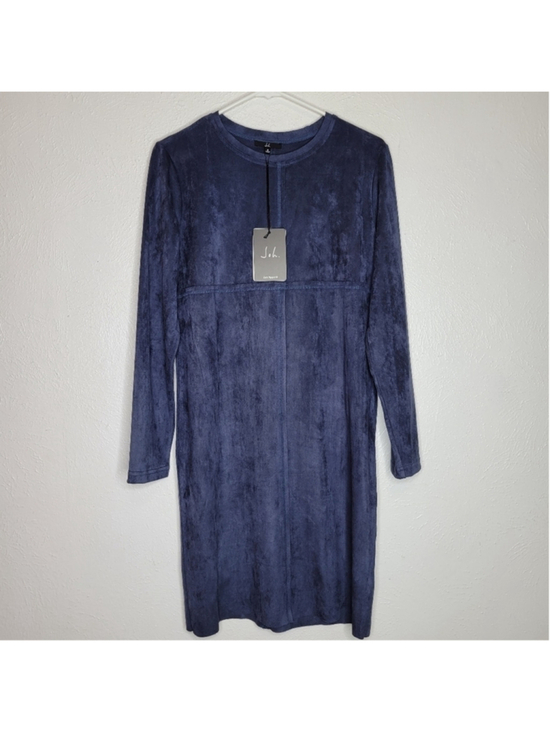 Anthropologie Dresses & Skirts - Anthro Joh Aurora Long Sleeved Tunic Dress in Navy Blue Women's Size Small